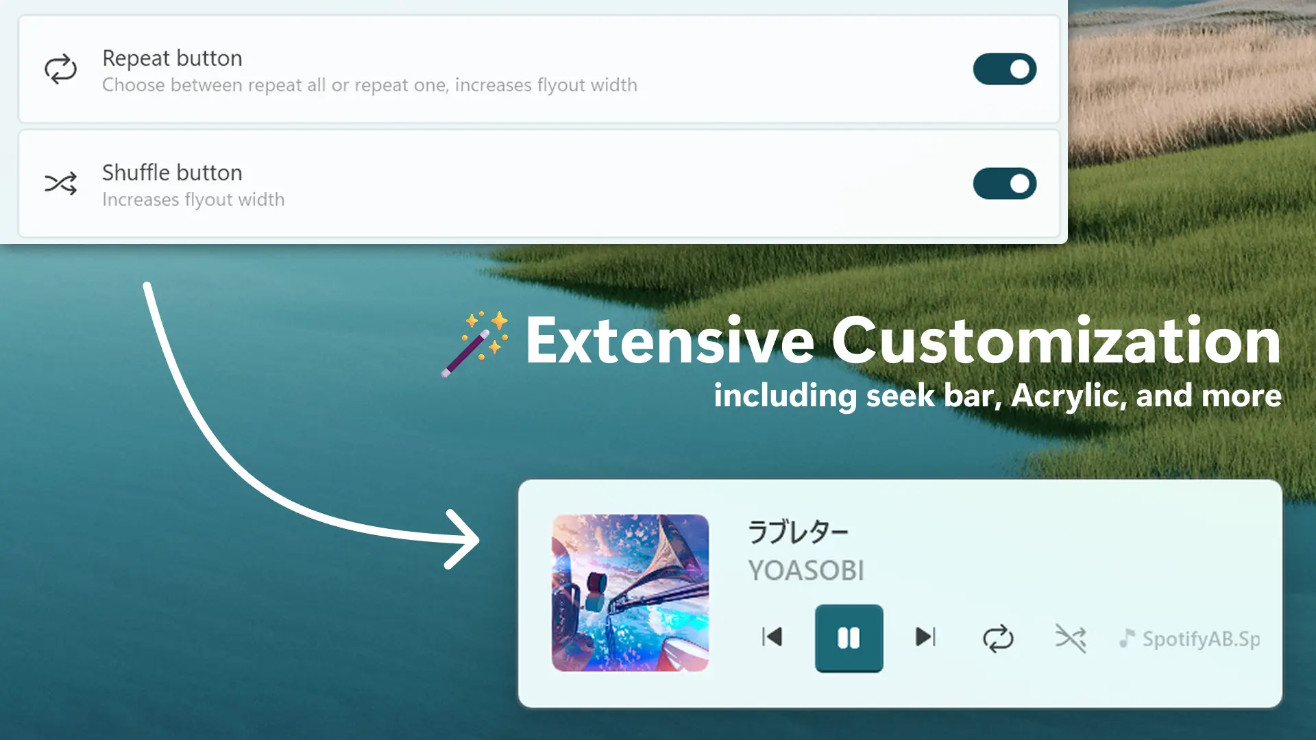 Media Controls Screenshot